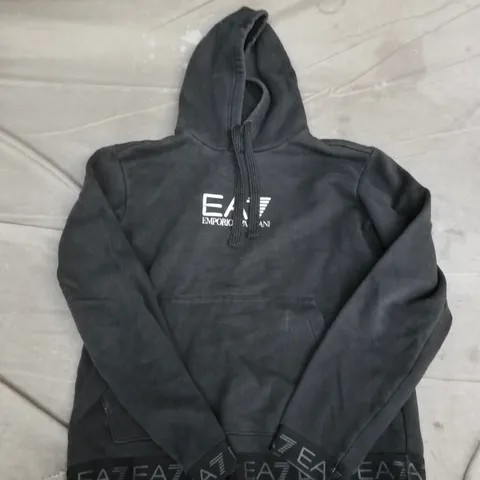 EMPORIO ARMANI WOMENS HOODIE IN BLACK - SIZE UNSPECIFIED
