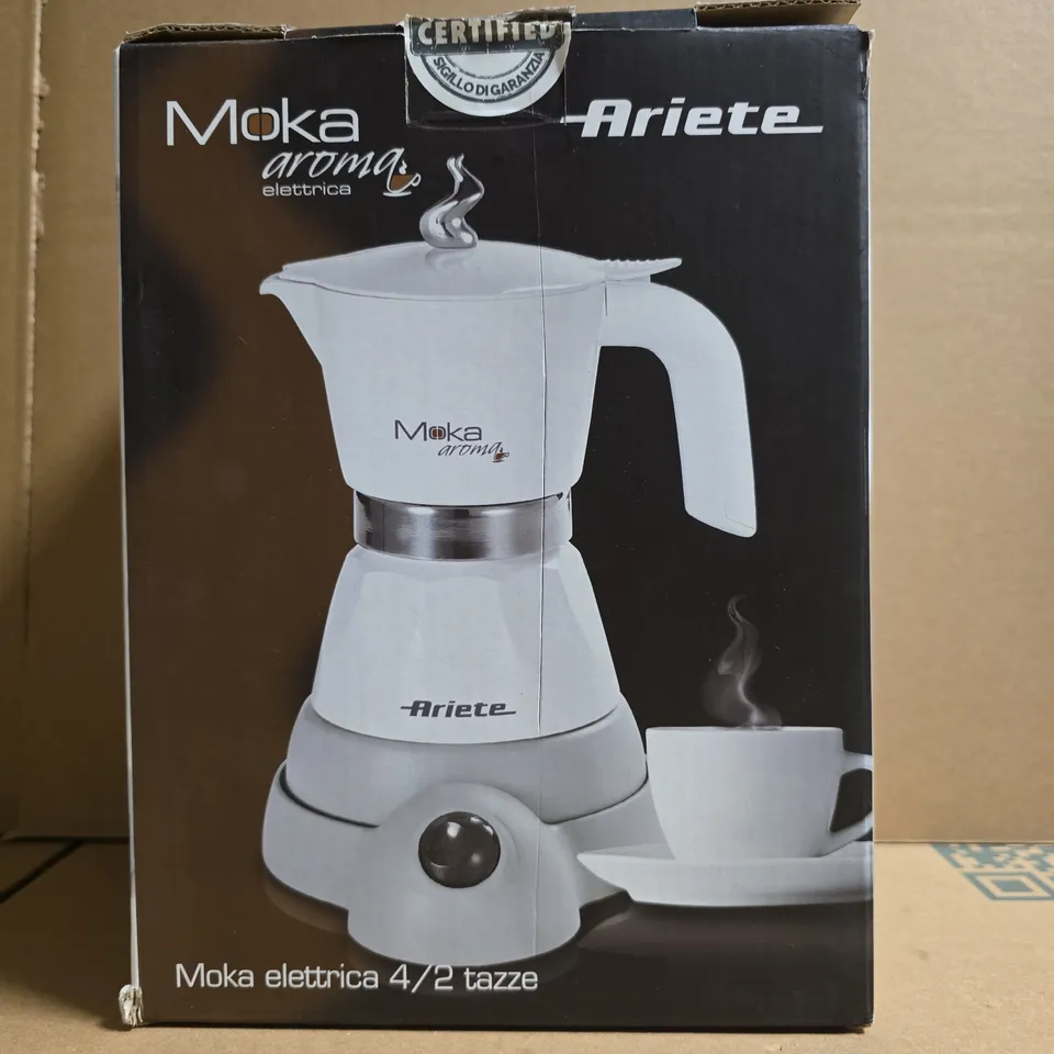 BOXED ARIETE MOKA AROMA ELETTRICA COFFEE MAKER