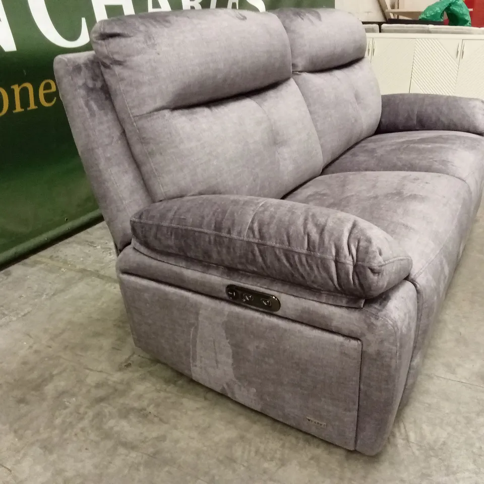 IVANA 3 SEATER FABRIC POWER RECLINER SOFA WITH USB CHARGING AND STORAGE RRP £1199