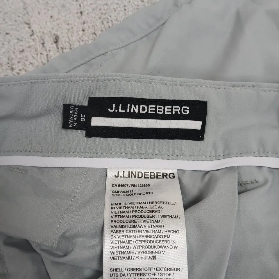 J. LINDEBERG GOLF SHORTS – LIGHT GREY, UK 38
