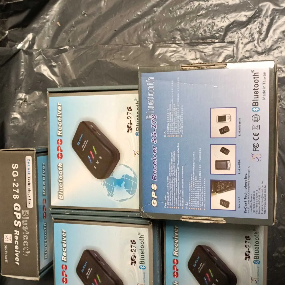 BOX OF APPROXIMATELY 9X GPS RECEIVERS SG-278
