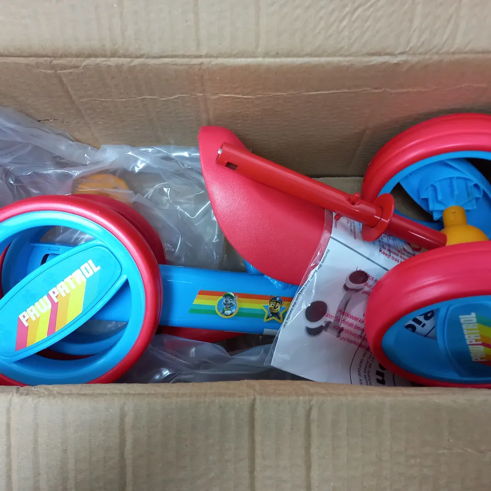 PAW PATROL BOBBLE RIDE ON  RRP £39.99