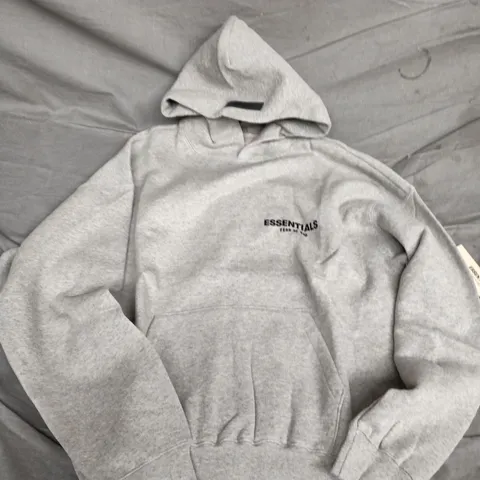 ESSENTIALS FEAR OF GOD HOODIE – GREY - UK SMALL