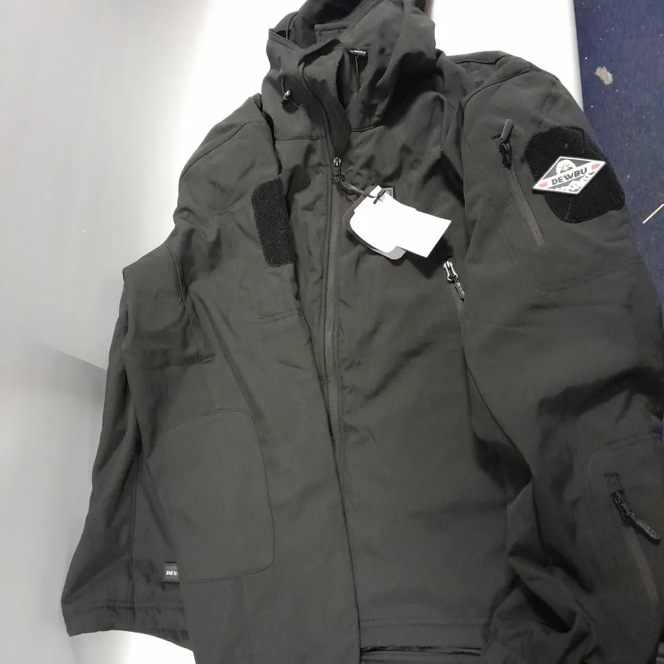 DEWBU HEATED APPAREL LONG SLEEV ZIP UP COAT - EU 2XL