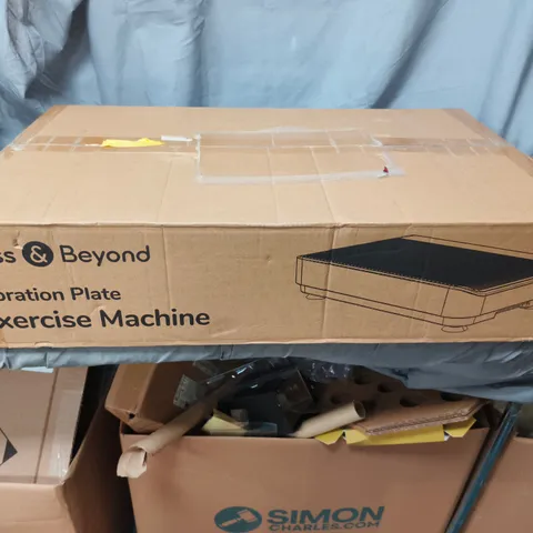 BLISS & BEYOND VIBRATION PLATE EXERCISE MACHINE - BOXED