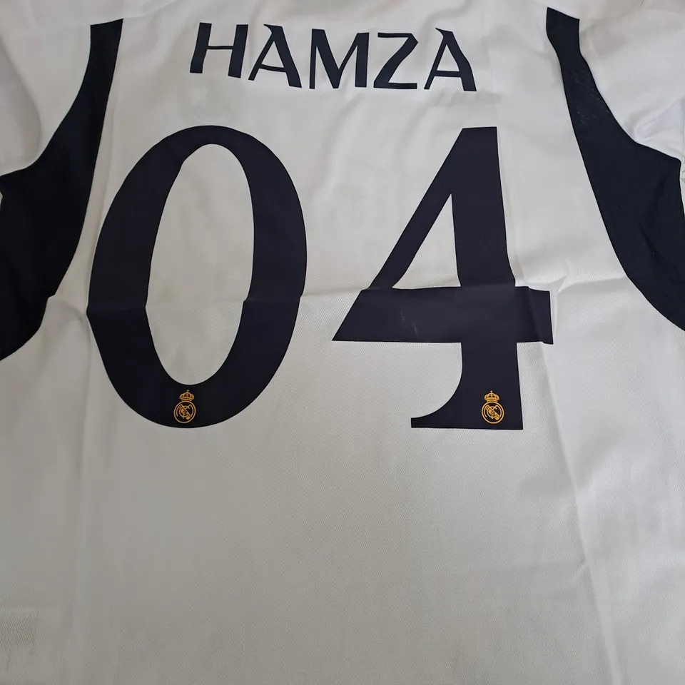 ADIDAS REAL MADRID FOOTBALL CLUB WHITE SHIRT - SMALL