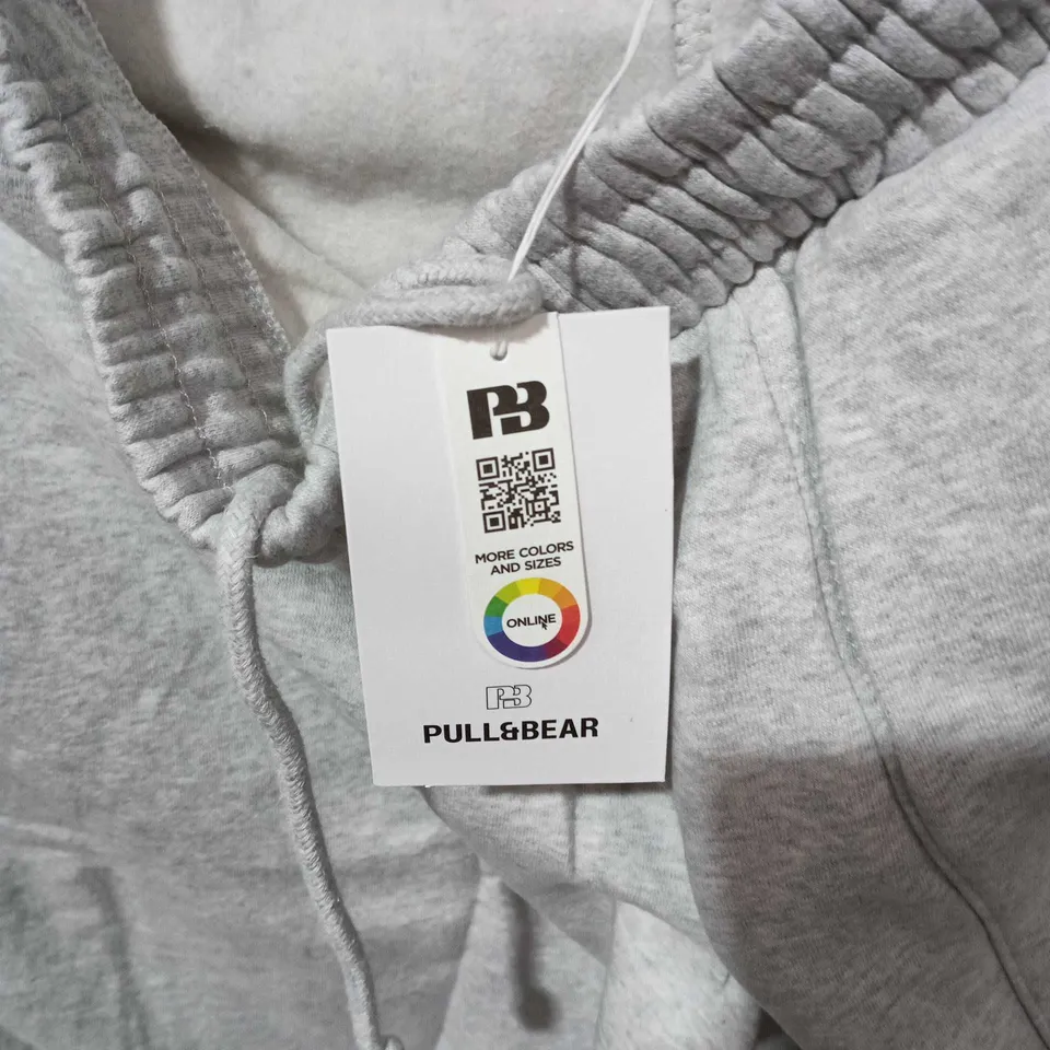 PULL&BEAR GREY TRACKSUIT SET – HOODIE & JOGGERS, UK M 