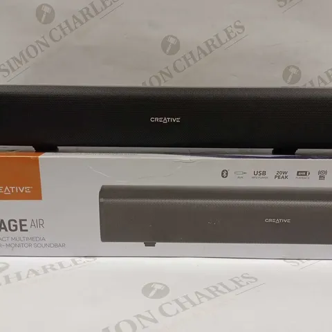 CREATIVE STAGE AIR COMPACT MULTIMEDIA UNDER-MONITOR SPEAKER