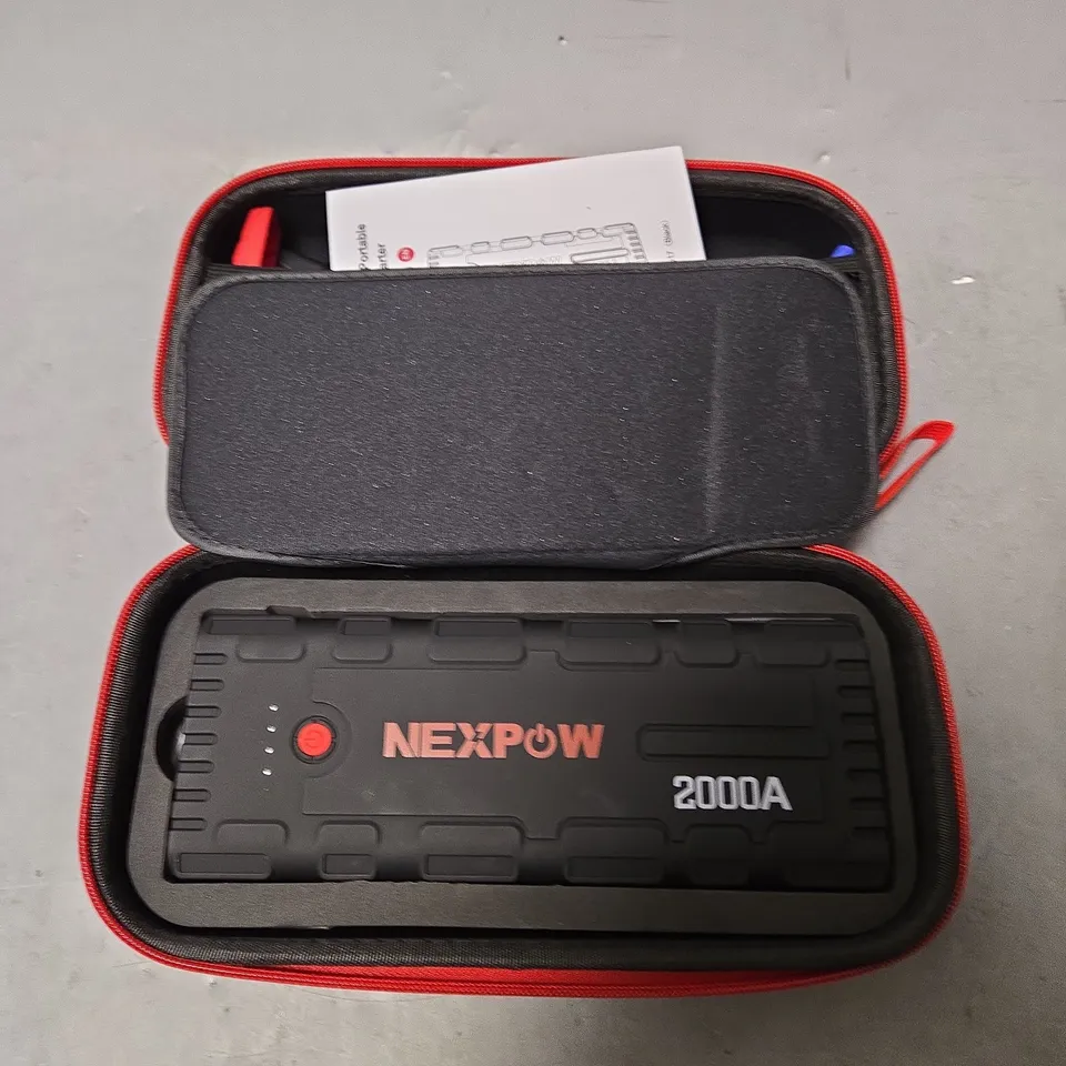 NEXPOW 2000A PORTABLE CAR JUMP STARTER 