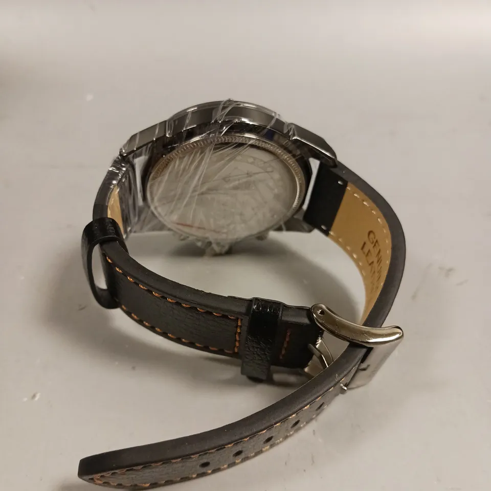 ZIHLMANN CHRONOGRAPH BLACK DIAL WATCH WITH SUB DIALS