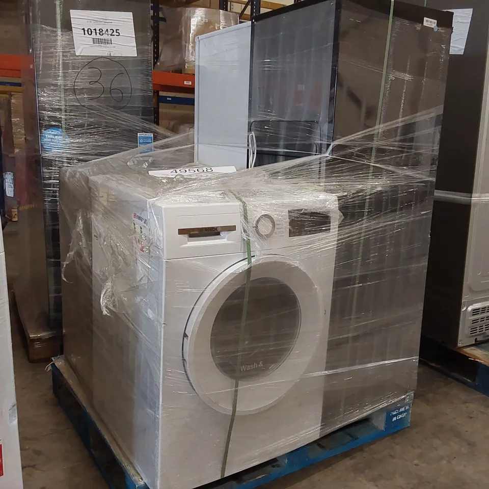 PALLET OF APPROXIMATELY 4 UNPROCESSED RAW RETURN WHITE GOODS TO INCLUDE;