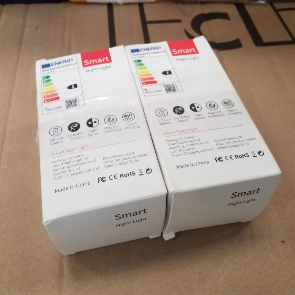 SET OF 2 BOXED SMART NIGHT LIGHTS