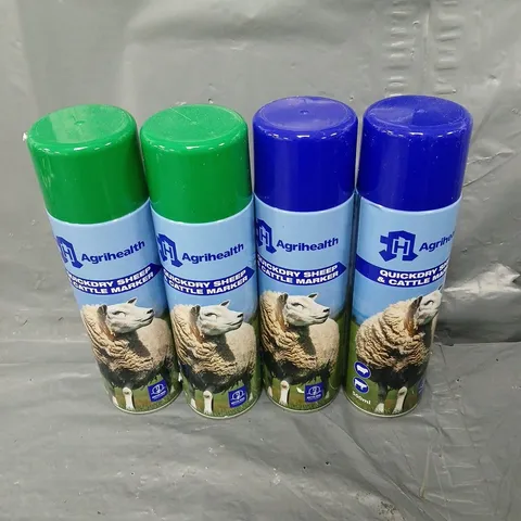 10 X AGRIHEALTH QUICKDRY CATTLE MARKER - COLLECTION ONLY 