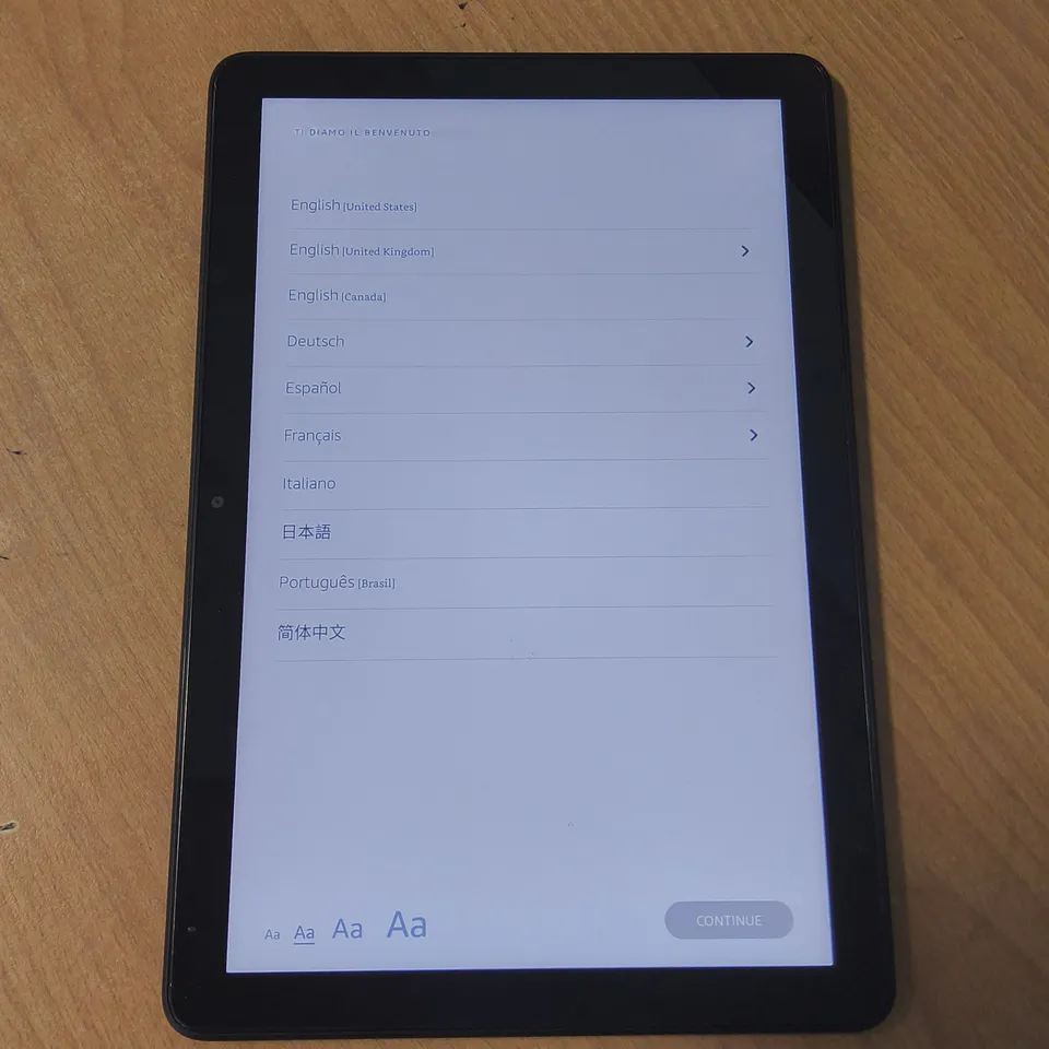 UNBOXED AMAZON KINDLE E-READER IN BLACK - TG425K