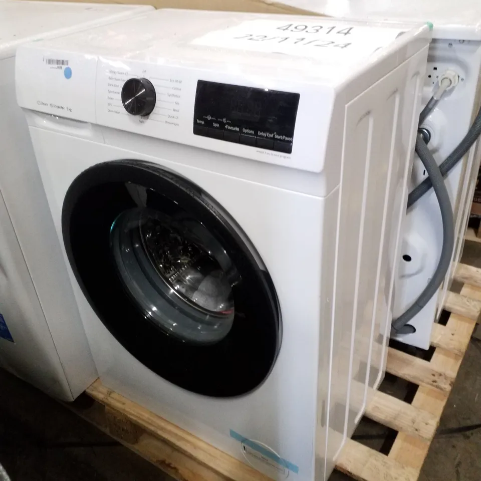 HISENSE FREESTANDING 6KG WASHING MACHINE WHITE - UNPROCESSED RAW RETURN