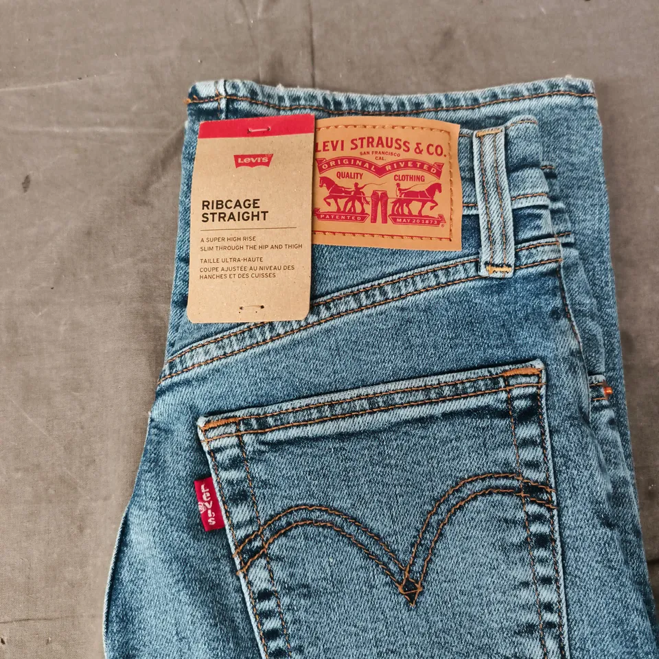 LEVI'S RIBCAGE STRAIGHT JEANS – SIZE W24 X L32