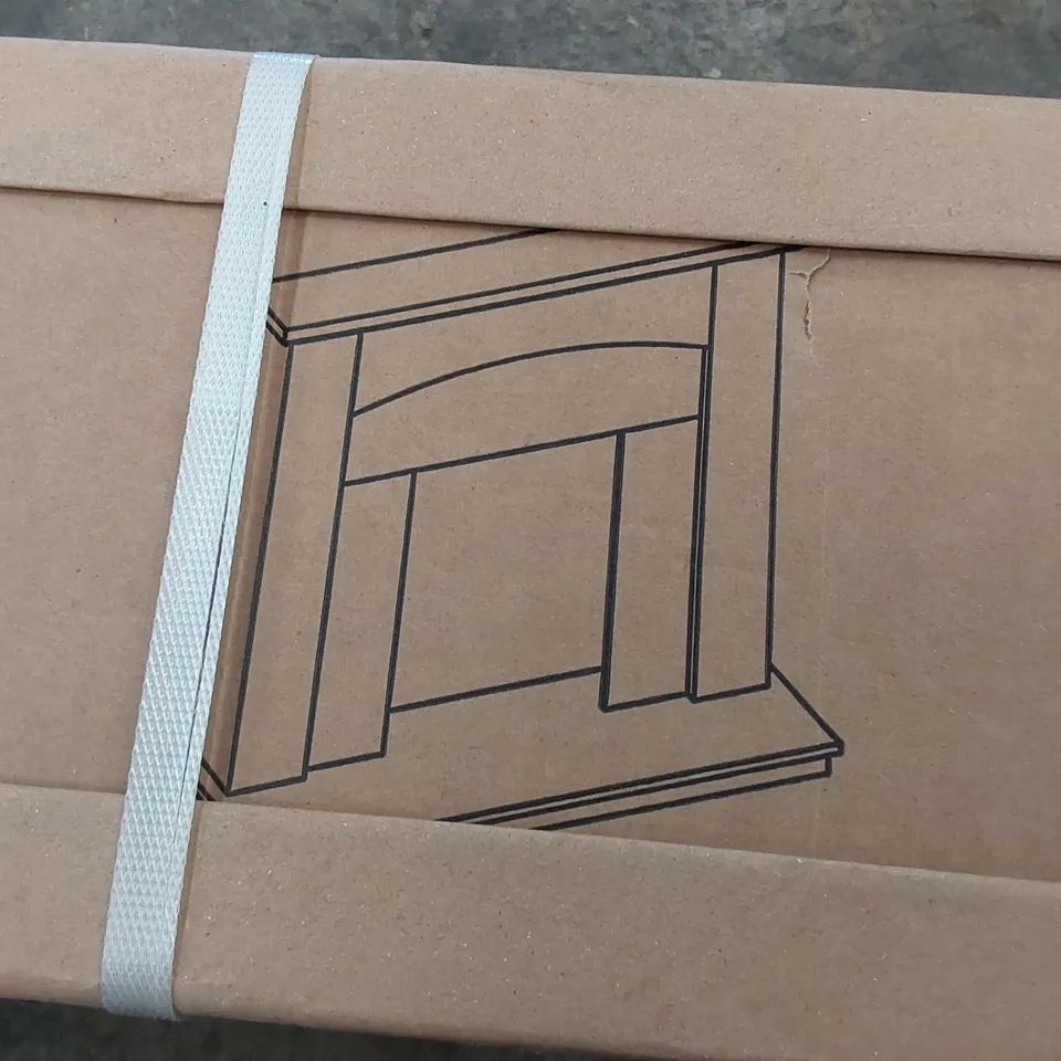 BOXED FIREPLACE MANTEL - MANTEL ONLY, NO HEATING UNIT (1 BOX)