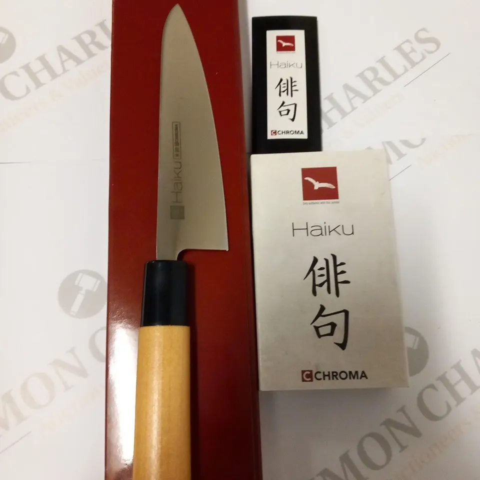 BRAND NEW BOXED CHROMA HAIKU H03 14CM CHEF'S KNIFE