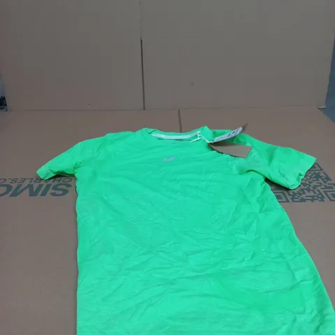 ASICS ROAD SEAMLESS SS TOP – MEN’S XS – VITAL GREEN/ILLUMINATE GREEN