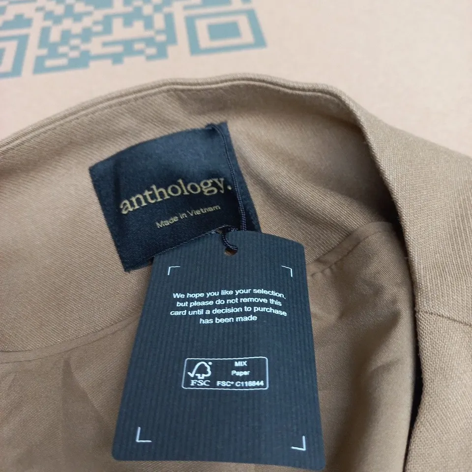 ANTHOLOGY BROWN WAISTCOAT VEST - XL