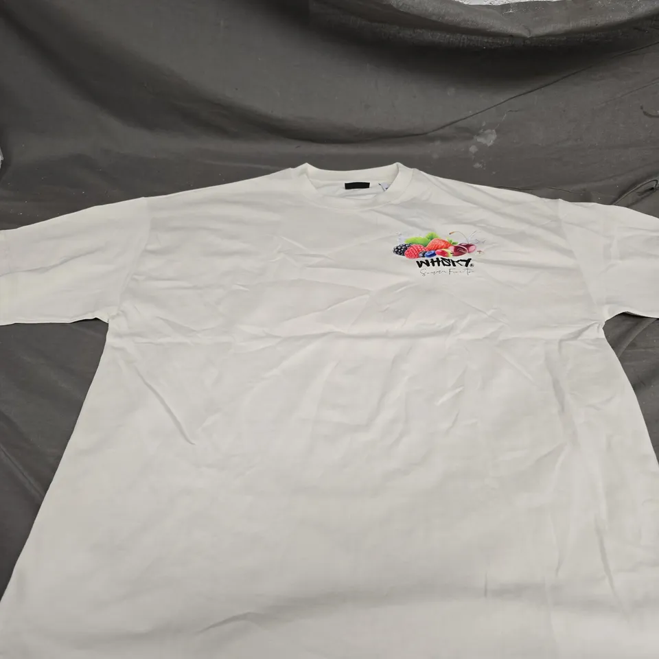 WHSKY SUMMER FRUIT OVERSIZED TEE SIZE M 