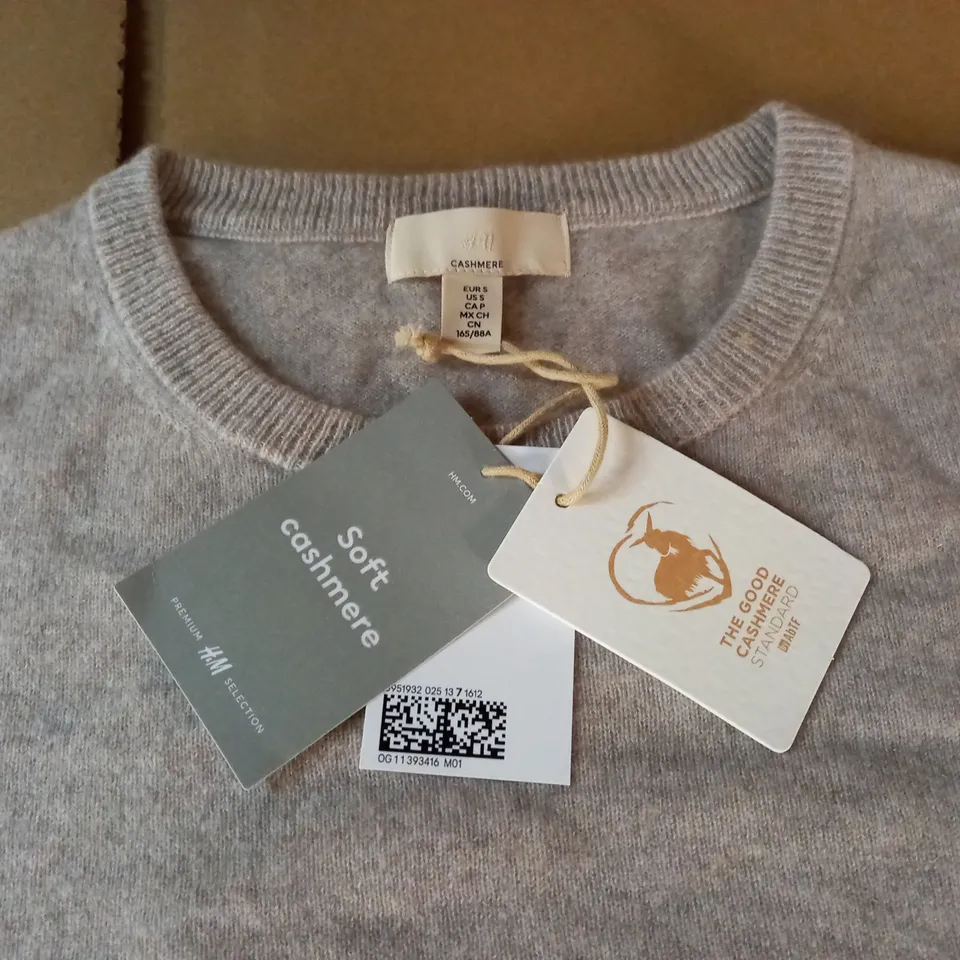 H&M CASHMERE JUMPER - EUR S