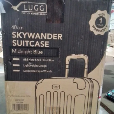 BOXED KEPLIN LUGG 40CM SKYWANDER SUITCASE MIDNIGHT BLUE COLOUR 