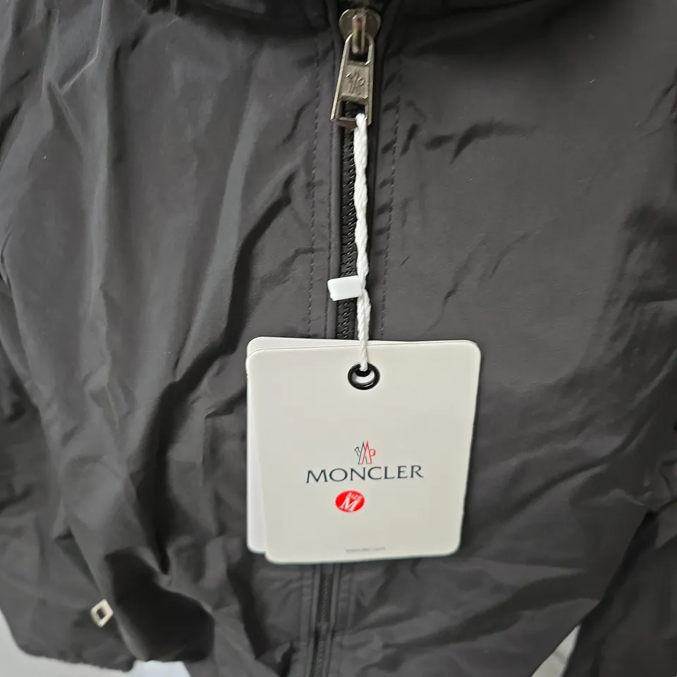 MONCLER BLACK HOODED JACKET – MEN'S, SIZE M