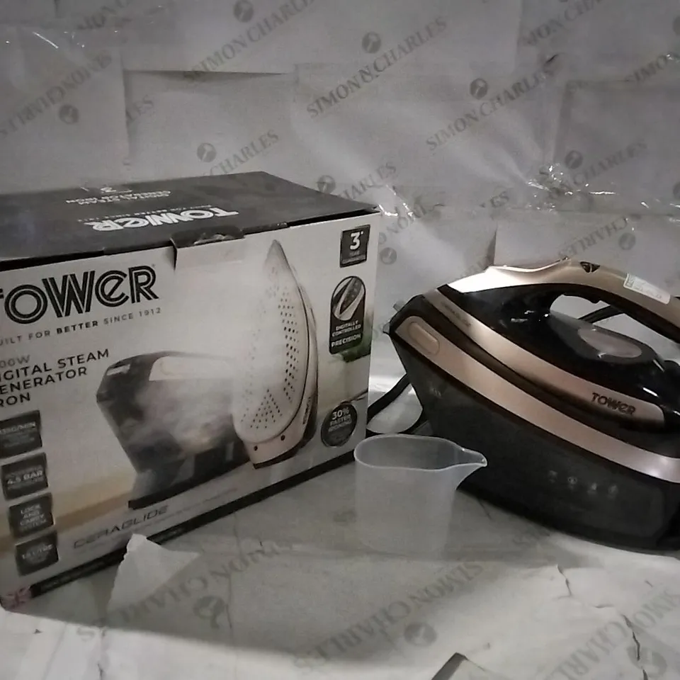 BOXED TOWER 2400W DIGITAL STEAM GENERATOR IRON