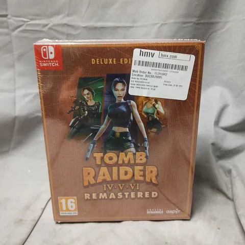 TOMB RAIDER IV–VI REMASTERED DELUXE EDITION – NINTENDO SWITCH (BOXED AND SEALED)