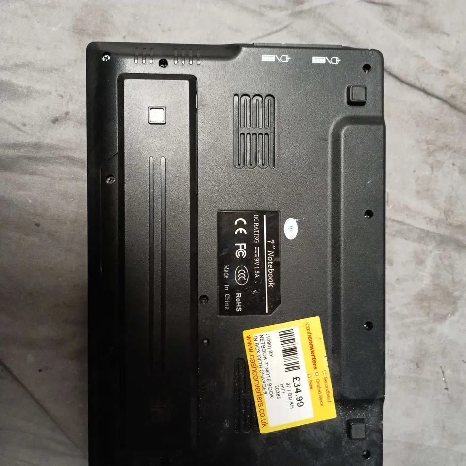 7-INCH NOTEBOOK NETBOOK LAPTOP – BLACK, 