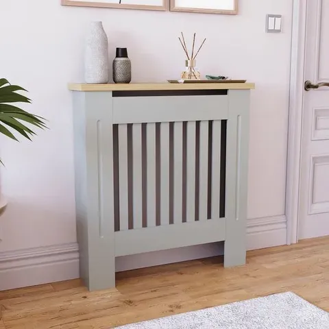 BOXED VIDA ARLINGTON RADIATOR COVER, SMALL - GREY (1 BOX)