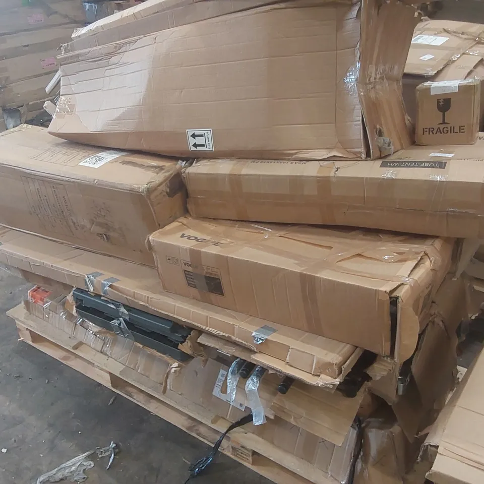 PALLET CONTAINING A LARGE QUANTITY OF ASSORTED FURNITURE PARTS ECT