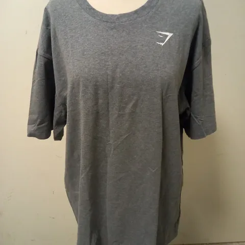 GYMSHARK GREY TSHIRT - SIZE M