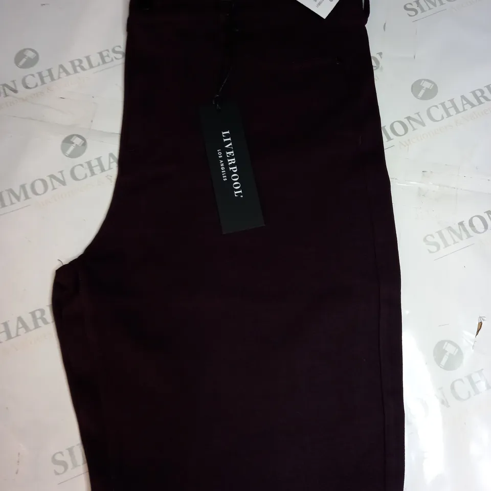 LIVERPOOL LA ABBY MID RISE SKINNY ANKLE JEANS SIZE 32