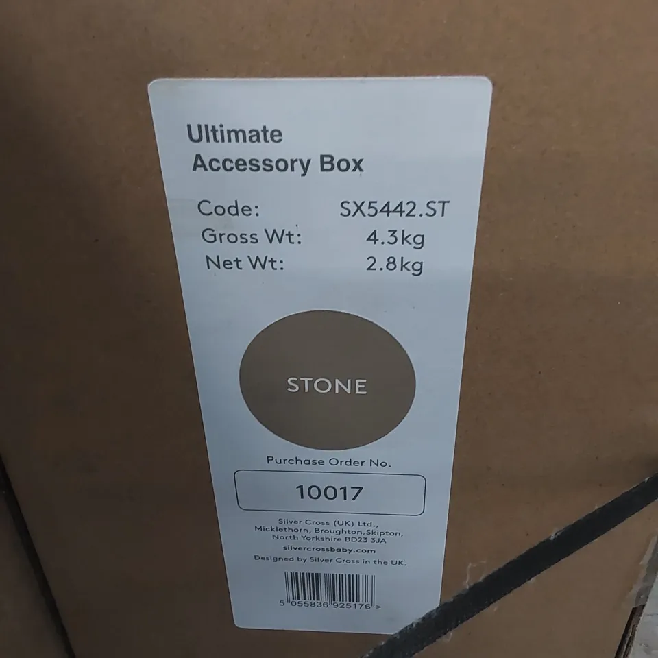 BOXED SILVER CROSS DREAM I-SIZE BASE AND ACCESSORY PACK - STONE COLOUR