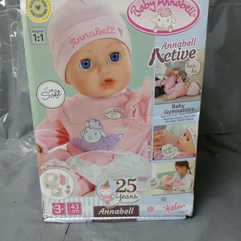 BOXED BABY ANNABELL ANNABELL ACTIVE DOLL