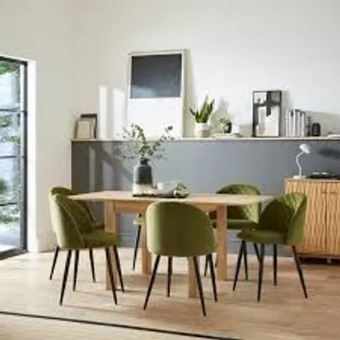 BOXED FULTON 4-6 SEATER RECTANGULAR FLIP TOP DINING TABLE - RUSTIC OAK EFFECT (1 BOX)
