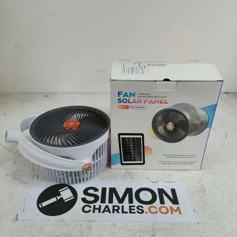 WALL MOUNTED SOLAR PANEL FAN