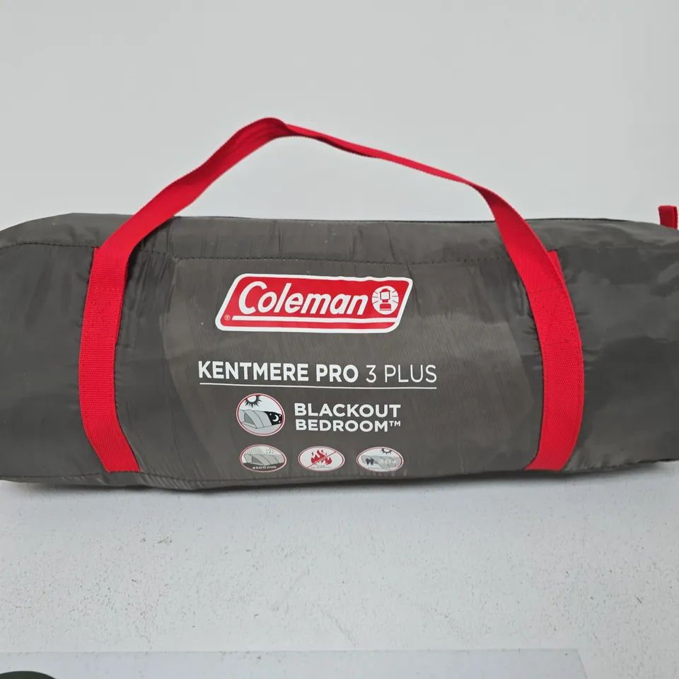 COLEMAN KENTMERE PRO 3 PLUS BLACKOUT BEDROOM TENT – CARRY BAG