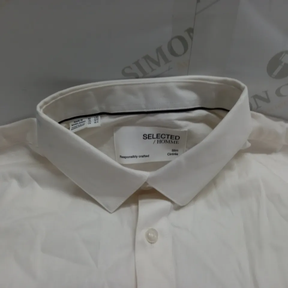 SELECTED HOMME LONG SLEEVE SHIRT - UK 16.5