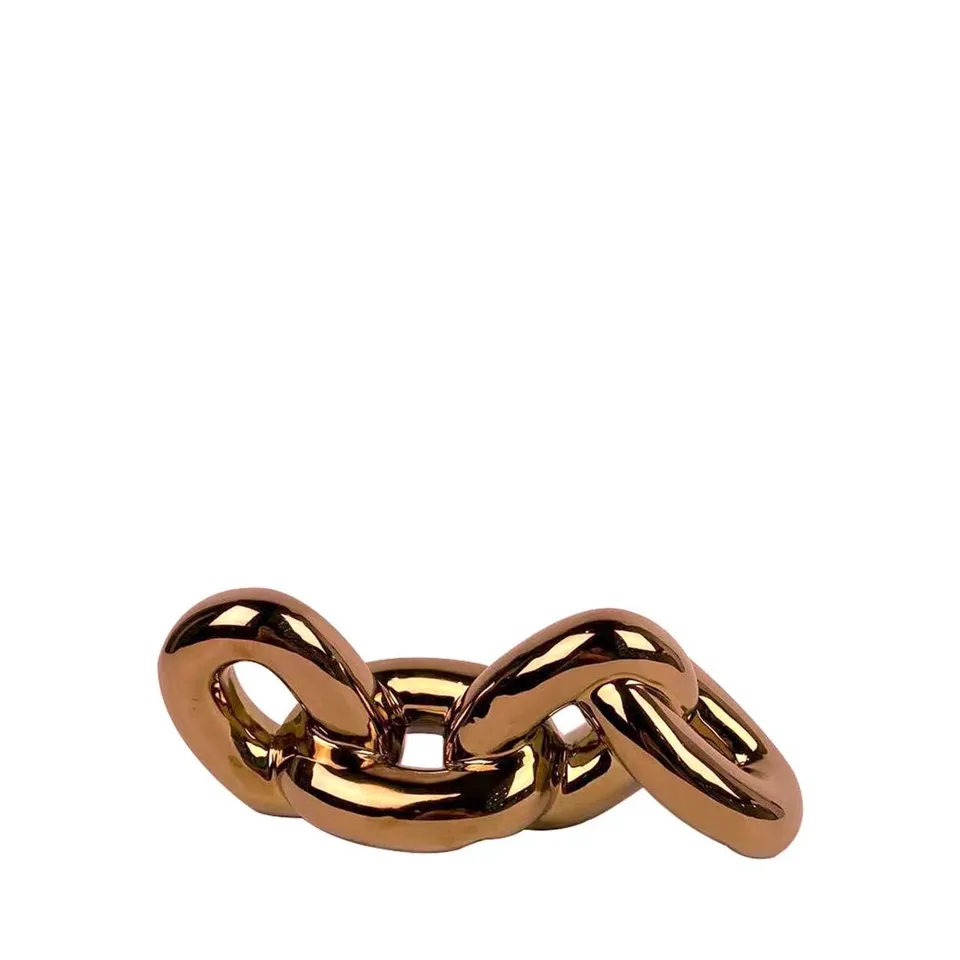 BOXED COSSANDRA FIGURINE SHAPE WITH DECORATIVE CHAIN SCULPTURE 