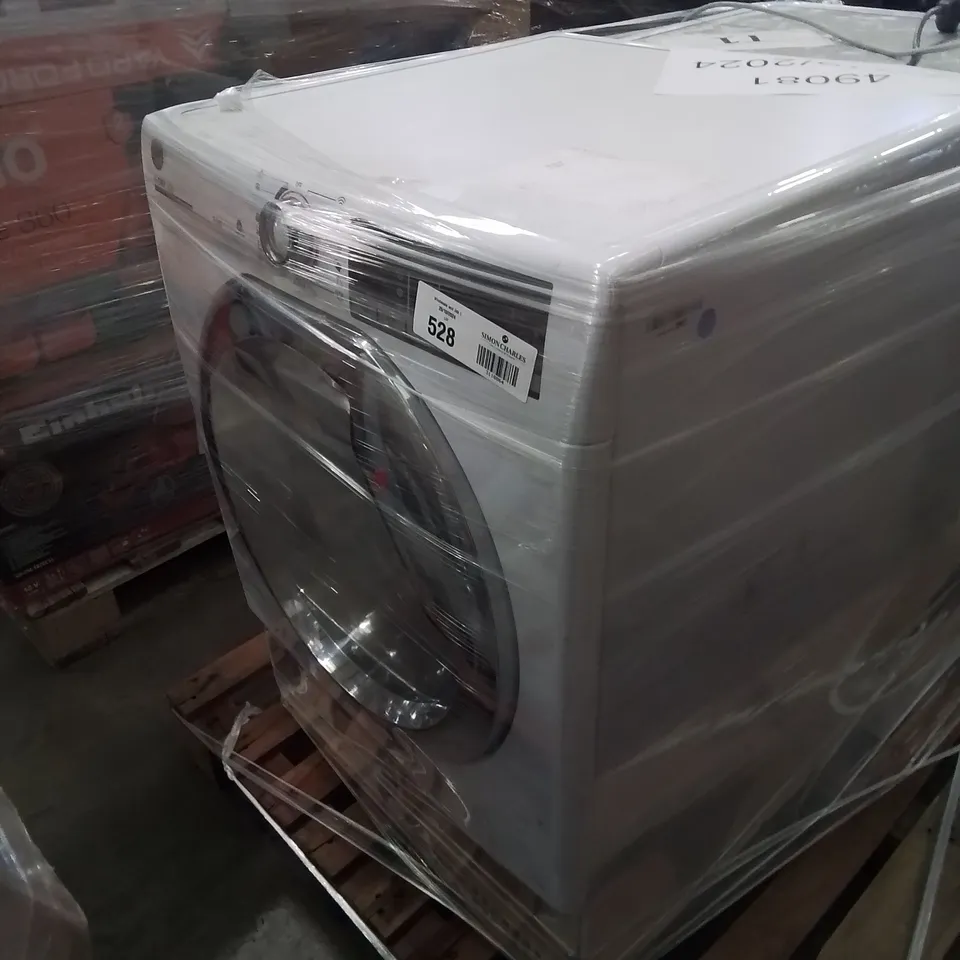 HOOVER H-DRY 300 9KG CONDENSER TUMBLE DRYER WHITE AND CANDY SMART FREE STANDING WASHING MACHINE WHITE - UNPROCESSED RAW RETURNS