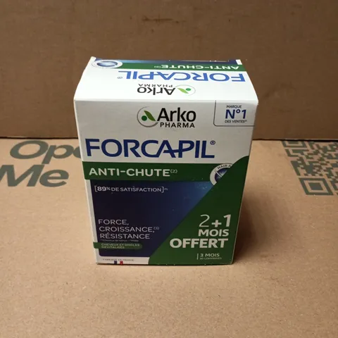 BOXED ARKOPHARMA FORCAPIL ANTI-HAIR LOSS 3 X 30 TABLETS