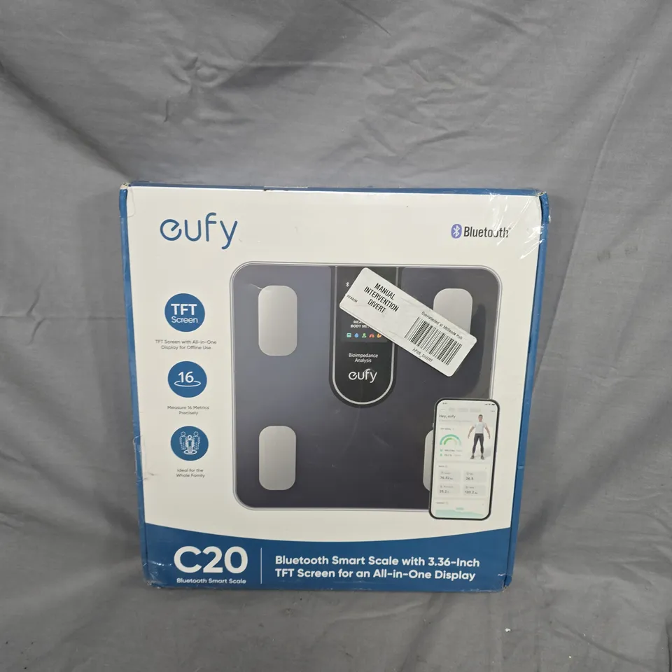 BOXED AND SEALED EUFY BLUETOOTH SMART SCALE C20