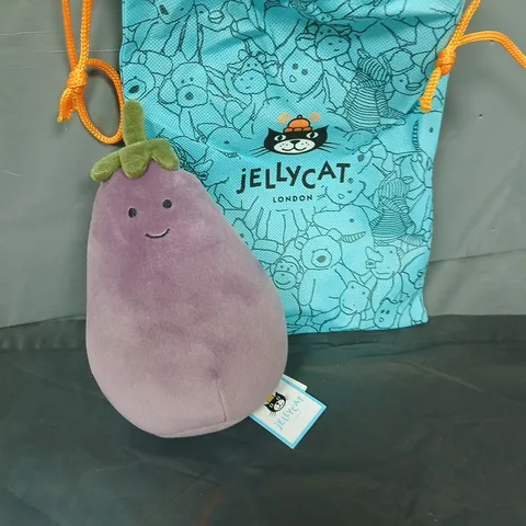 JELLYCAT AMUSEABLES AUBERGINE PLUSH – EGGPLANT, PURPLE