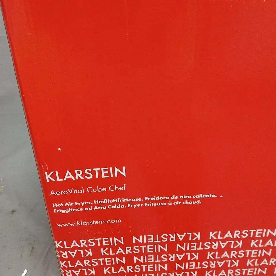 KLARSTEIN AEROVITAL CUBE CHEF HOT AIR FRYER – BLACK