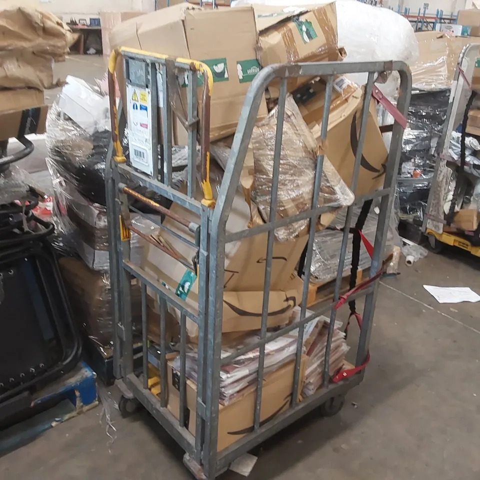 CAGE OF ASSORTED CONSUMER PRODUCTS INCLUDING: GIFT WRAPPING PAPER SETS, BIN BAGS ECT // CAGE NOT INCLUDED 
