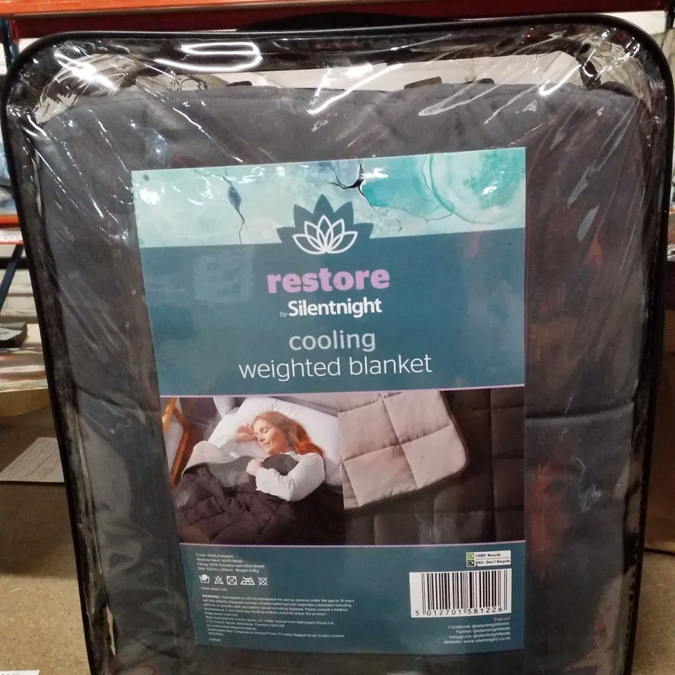 SILENTNIGHT RESTORE COOLING WEIGHTED BLANKET - 6.8KG