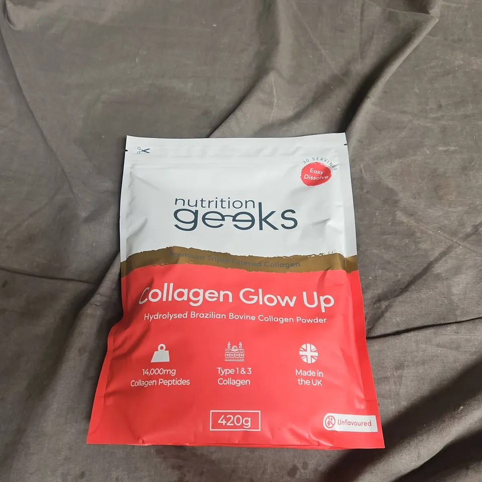 SEALED NUTRITION GEEKS COLLAGEN GLOW UP POWDER 420G